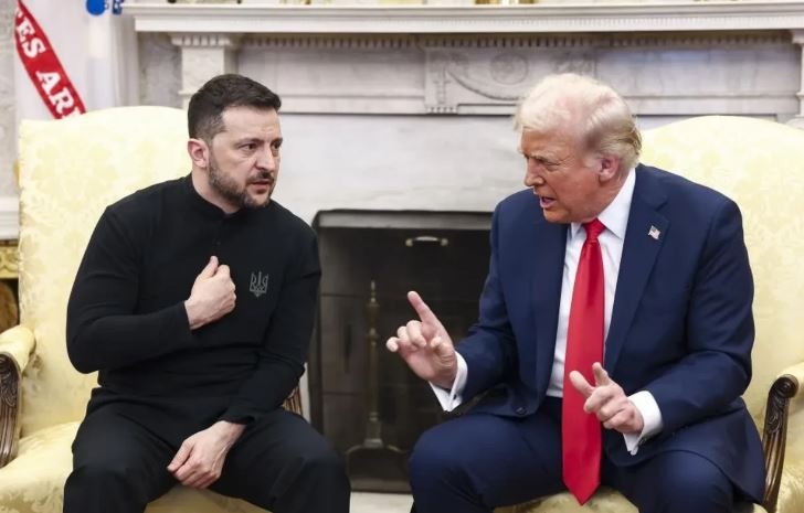 Zelenskiy'nin kıyafetiyle başladı Trump'ın kovmasıyla bitti! İşte ittifakı altüst eden 139 dakikanın kırılma anları! - Resim : 2