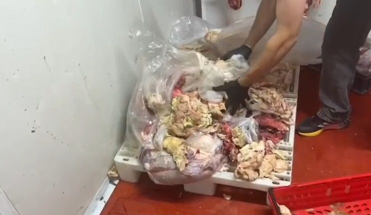 Ankara’da rezalet görüntüler! Kaçak et ve tavuklar mide bulandırdı... 2 kişi gözaltına alındı - Resim: 3