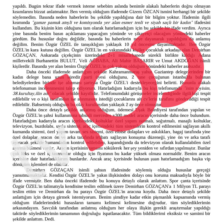 &Ouml;zkan Yalım'ın ek ifadesi ilk kez tv100'de: "&Ouml;zg&uuml;r &Ouml;zel'in kara kutusu değilim" - Resim : 3
