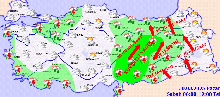 Meteoroloji'den 11 il için kritik uyarı! Şemsiyesiz çıkmayın: Gök gürültülü sağanak geliyor - Resim: 1