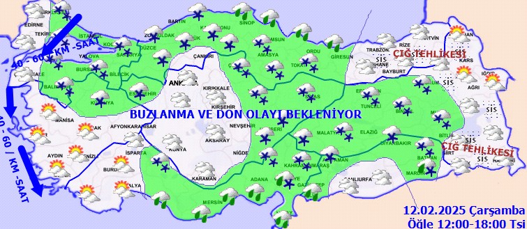 Sibirya soğukları donduracak! Kar yağışı bir süre daha etkili.. İşte il il hava durumu tahminleri - Resim: 2