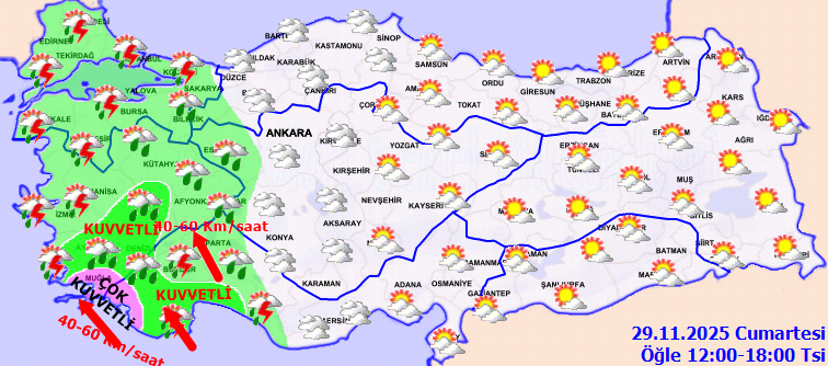 Meteoroloji'den 4 bölge 8 il için kritik uyarı! Kış kapıya dayandı: Kuvvetli sağanak bekleniyor - Resim: 2