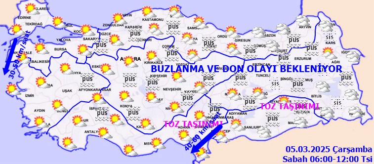 Meteoroloji uyardı: Kuvvetli rüzgar ve toz taşınımına dikkat! - Resim: 2
