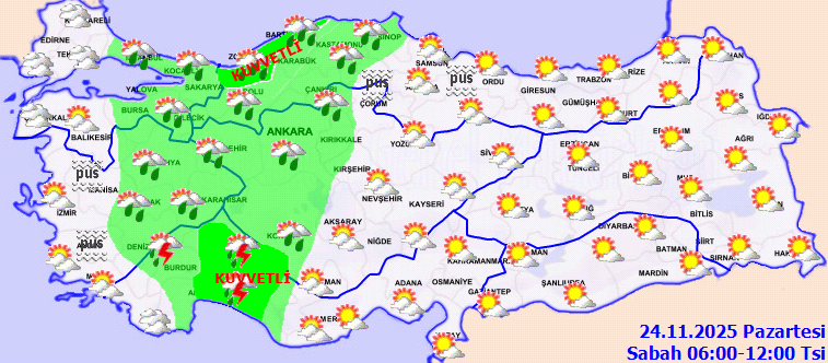 Meteoroloji'den İstanbul için kuvvetli yağış uyarısı: Su baskınlarına dikkat! - Resim: 1