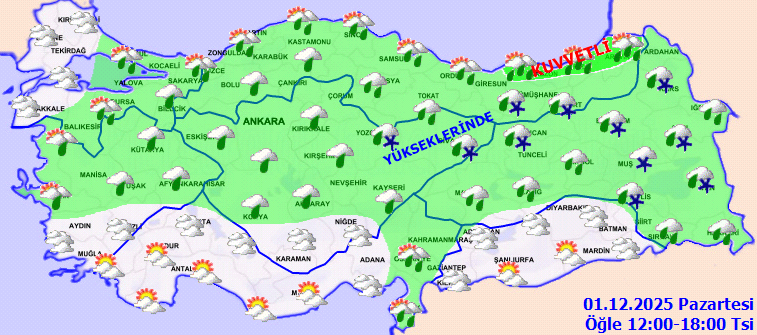 Kara kış kapıya dayandı! Meteoroloji tarih verdi: Kar, sağanak ve soğuk hava geliyor - Resim: 2