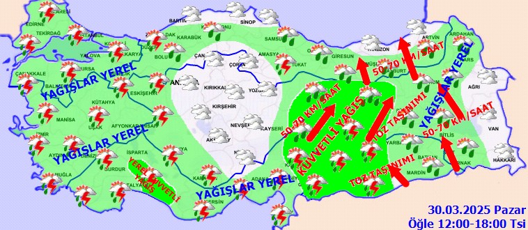 Meteoroloji'den 11 il için kritik uyarı! Şemsiyesiz çıkmayın: Gök gürültülü sağanak geliyor - Resim: 2