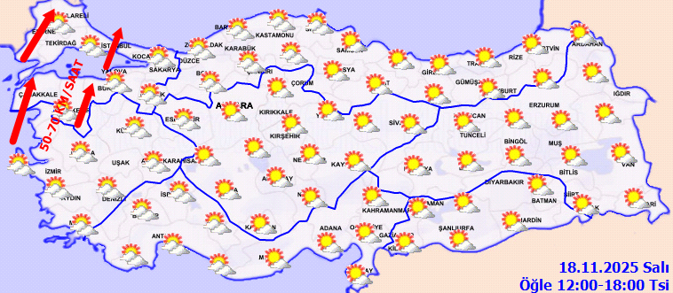 Meteoroloji'den fırtına uyarısı: Hızı 70 km'yi bulacak! Hazırlıklı olun - Resim: 3