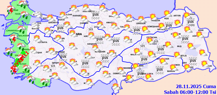 Meteoroloji'den o bölgeler için kuvvetli yağış uyarısı: Dikkat bugün başlıyor! - Resim: 1
