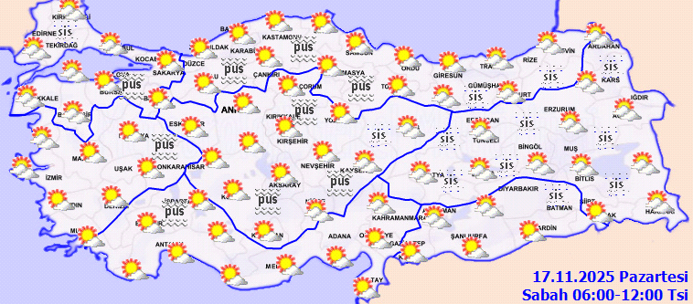 Meteoroloji o iller için alarm verdi: Yoğun kar yağışı, sis ve sağanak geliyor! - Resim: 1