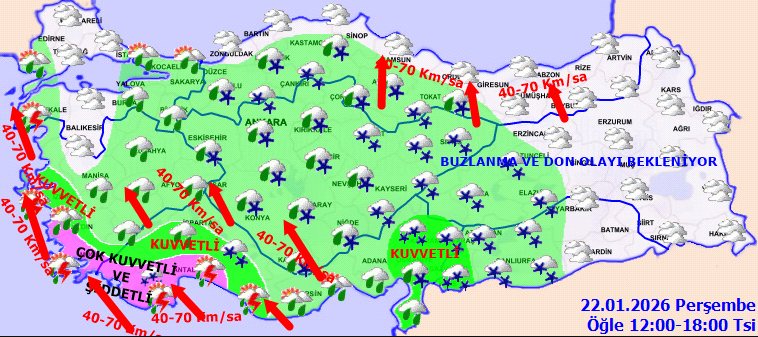 Meteoroloji'den sel ve kar yağışı uyarısı! Çok kuvvetli olacak: Tedbirli olun! - Resim: 4