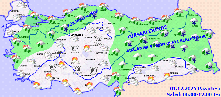Kara kış kapıya dayandı! Meteoroloji tarih verdi: Kar, sağanak ve soğuk hava geliyor - Resim: 1