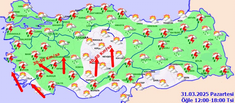 Meteoroloji'den kritik uyarı: Türkiye kuvvetli sağanak yağmurun etkili altında! Özellikle 5 il dikkat - Resim: 2