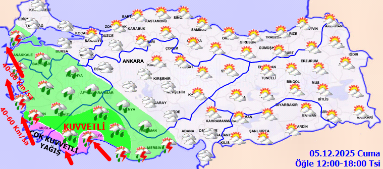 Meteoroloji uyardı: Hafta sonu plan yaparken dikkat! Şiddetli sağanak ve kar geliyor - Resim: 2
