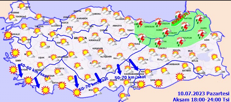 Karadeniz sele teslim! Meteorolojiden 13 il için turuncu kodlu uyarı - Resim: 3