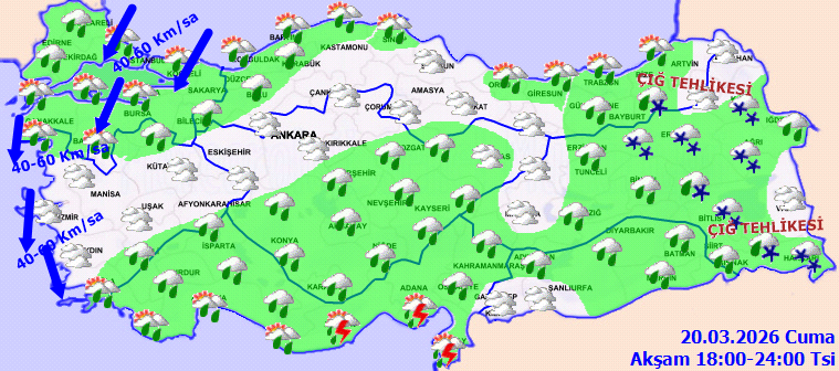Meteoroloji'den 7 il için sarı kodlu alarm: Kuvvetli yağış ve rüzgâra dikkat! - Resim: 3