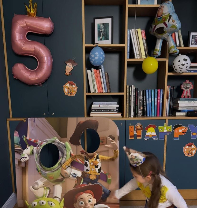 Meryem Uzerli çizgi film karakterine dönüştü! Küçük kızı Lily'nin doğum gününden paylaştığı kareler iç ısıttı - Resim: 14