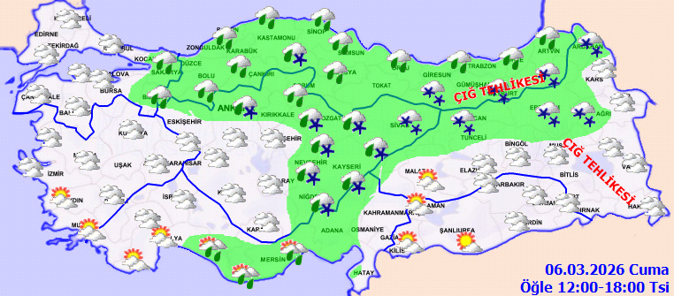 Meteoroloji il il uyardı: Sıcaklıklar azalacak, kar yağışı geri dönüyor! - Resim: 3
