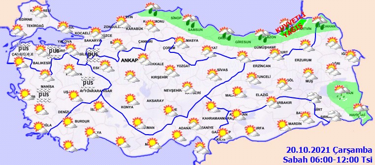 Meteoroloji saat verdi, iki il için kritik uyarı! Ani sel ve su baskınlarına dikkat - Resim: 1