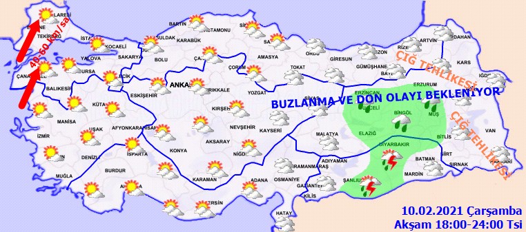 Meteoroloji bölge bölge uyardı!.. Sağanak ve fırtına geliyor! - Resim : 3