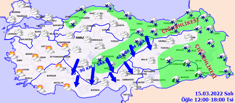 Meteoroloji'den uyarı! Kar yağışı geri mi geliyor? - Resim: 2