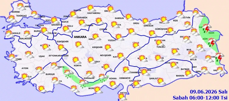 Meteoroloji'den peş peşe uyarı! İl il saat verildi! Öğleden sonra gökyüzü kararıyor - Resim : 1