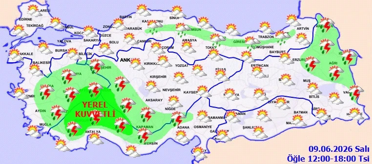 Meteoroloji'den peş peşe uyarı! İl il saat verildi! Öğleden sonra gökyüzü kararıyor - Resim : 2