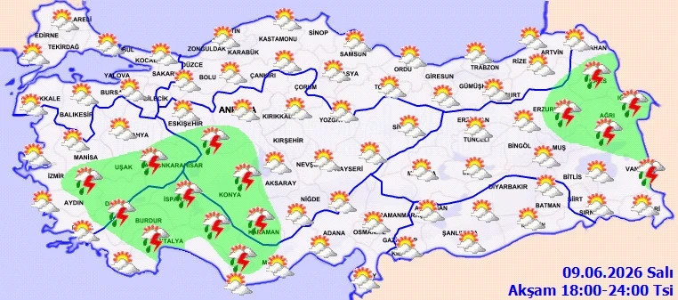 Meteoroloji'den peş peşe uyarı! İl il saat verildi! Öğleden sonra gökyüzü kararıyor - Resim : 3