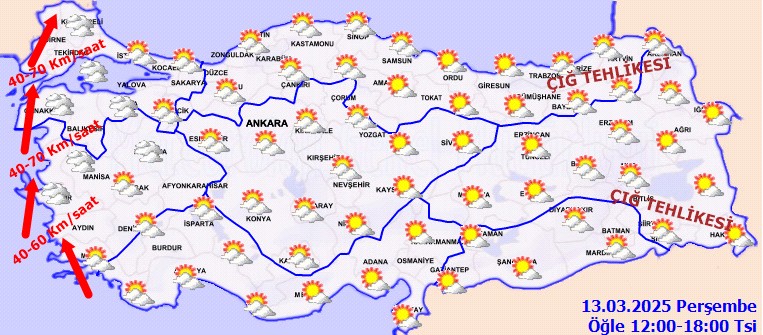 Meteoroloji açıkladı: Sıcaklıklar mevsim normali üzerinde! O bölgeler için kritik uyarı verildi - Resim : 1