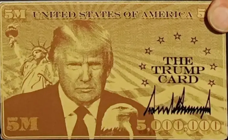 Trump altın kartı resmen tanıttı: Fiyatı ise 5 milyon dolar! - Resim : 1