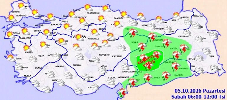 Meteoroloji tahminleri güncelledi! 3 il için alarm zilleri çaldı: Şemsiyenizi almadan çıkmayın - Resim: 3