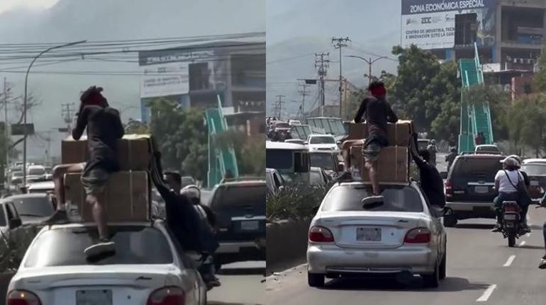 Venezuela'da skandal görüntüler! Deprem yetmedi, polisler bile yağmaya karıştı! O anlar kamerada - Resim : 2