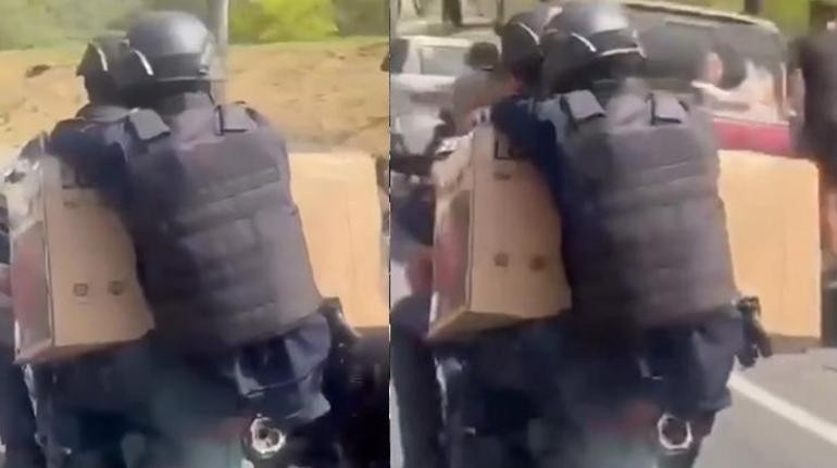 Venezuela'da skandal görüntüler! Deprem yetmedi, polisler bile yağmaya karıştı! O anlar kamerada - Resim : 5