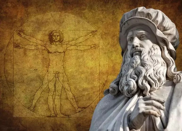 Da Vinci'nin şifresi 500 yıl sonra çözüldü! Vitruvius Adamı'nda sır ortaya çıktı - Resim: 1