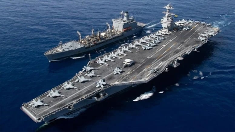 USS Ford kaçtı mı? ABD'nin dev savaş gemisinden haber var - Resim : 1