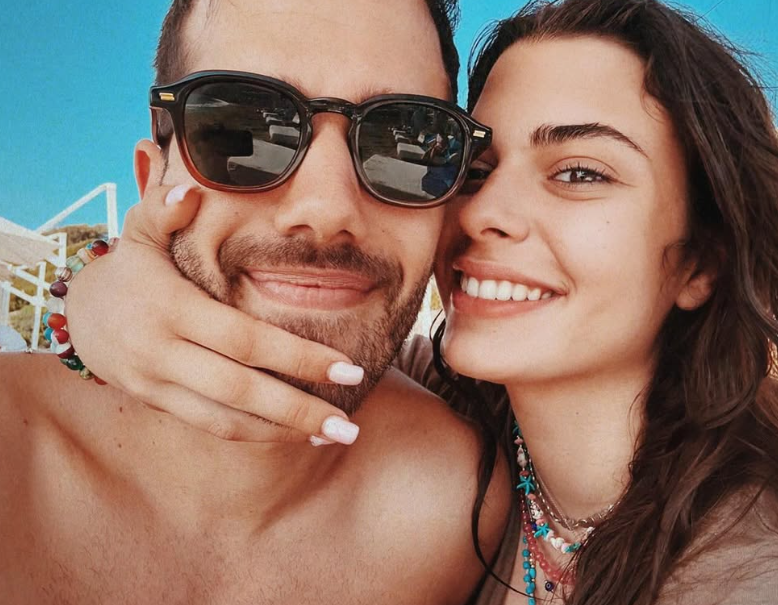 Derin Talu sevgilisiyle romantik karelerini paylaşmaya doyamadı! Yanak yanağa pozlarına beğeni yağdı - Resim: 5