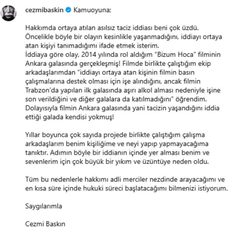 Usta oyuncu Cezmi Baskın'dan taciz iddialarına yanıt - Resim: 6