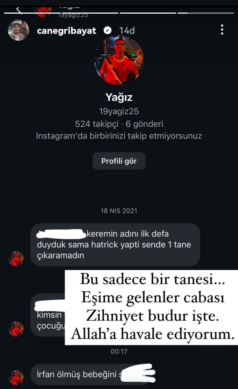 Fenerbahçeli İrfan Can Eğribayat çirkin mesajı ifşa etti: “Allah'a havale ediyorum” - Resim : 2