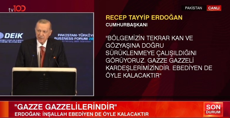 Cumhurbaşkanı Erdoğan: Gazze Gazzeli kardeşlerimizindir! - Resim : 1