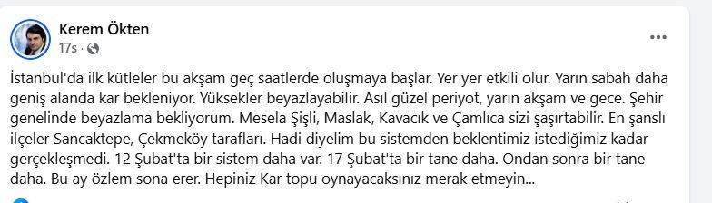 Marmara'da yüzde 100 geldi. 4 yer bizi çok şaşırtabilir. Olmazsa 2 tarih daha var - Resim : 1