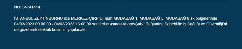İstanbul’da büyük elektrik kesintisi olacak! BEDAŞ elektrik kesintilerini duyurdu - Resim: 31