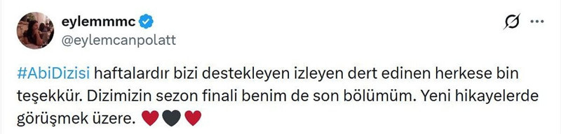 A.B.İ dizisinde yaprak dökümü: Afra Saraçoğlu'nun ardından o isimler de veda etti - Resim: 6