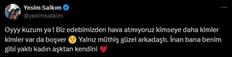 Yeşim Salkım'ın arkadaşı dünyaca ünlü şarkıcı çıktı! "Biz edebimizden hava atmıyoruz kimseye" - Resim: 3