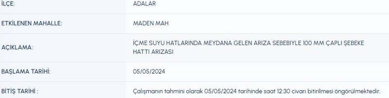 İstanbul 05 Mayıs (bugün) su kesinti listesi! İSKİ mahalle mahalle duyurdu: Susuz kalmamak için listede mahallenizi kontrol edin, önleminizi alın! - Resim: 3
