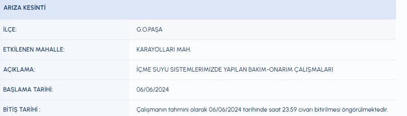 Dikkat! İstanbul 06 Haziran (bugün) su kesinti listesi! Bazı ilçelerde saatlerce sular olmayacak! İSKİ duyurdu! İşte su kesintisi olacak o ilçeler! - Resim: 15