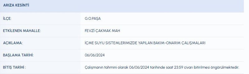 Dikkat! İstanbul 06 Haziran (bugün) su kesinti listesi! Bazı ilçelerde saatlerce sular olmayacak! İSKİ duyurdu! İşte su kesintisi olacak o ilçeler! - Resim: 13