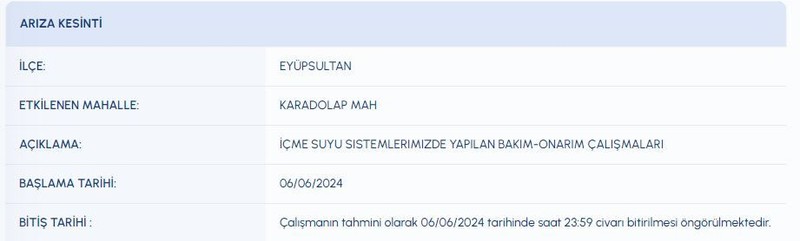 Dikkat! İstanbul 06 Haziran (bugün) su kesinti listesi! Bazı ilçelerde saatlerce sular olmayacak! İSKİ duyurdu! İşte su kesintisi olacak o ilçeler! - Resim: 10