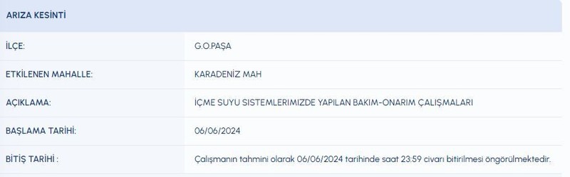 Dikkat! İstanbul 06 Haziran (bugün) su kesinti listesi! Bazı ilçelerde saatlerce sular olmayacak! İSKİ duyurdu! İşte su kesintisi olacak o ilçeler! - Resim: 14