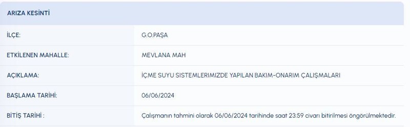Dikkat! İstanbul 06 Haziran (bugün) su kesinti listesi! Bazı ilçelerde saatlerce sular olmayacak! İSKİ duyurdu! İşte su kesintisi olacak o ilçeler! - Resim: 17