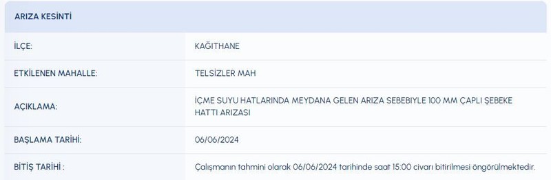 Dikkat! İstanbul 06 Haziran (bugün) su kesinti listesi! Bazı ilçelerde saatlerce sular olmayacak! İSKİ duyurdu! İşte su kesintisi olacak o ilçeler! - Resim: 20