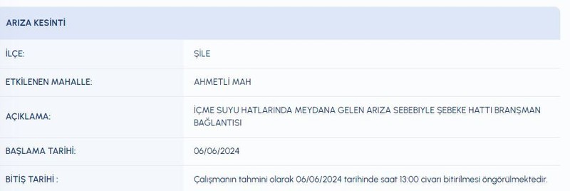 Dikkat! İstanbul 06 Haziran (bugün) su kesinti listesi! Bazı ilçelerde saatlerce sular olmayacak! İSKİ duyurdu! İşte su kesintisi olacak o ilçeler! - Resim: 27